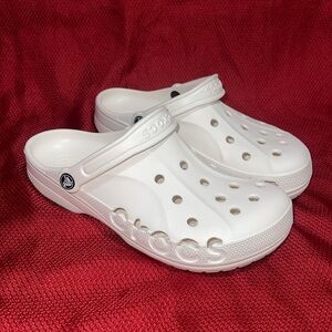 White Baya Crocs